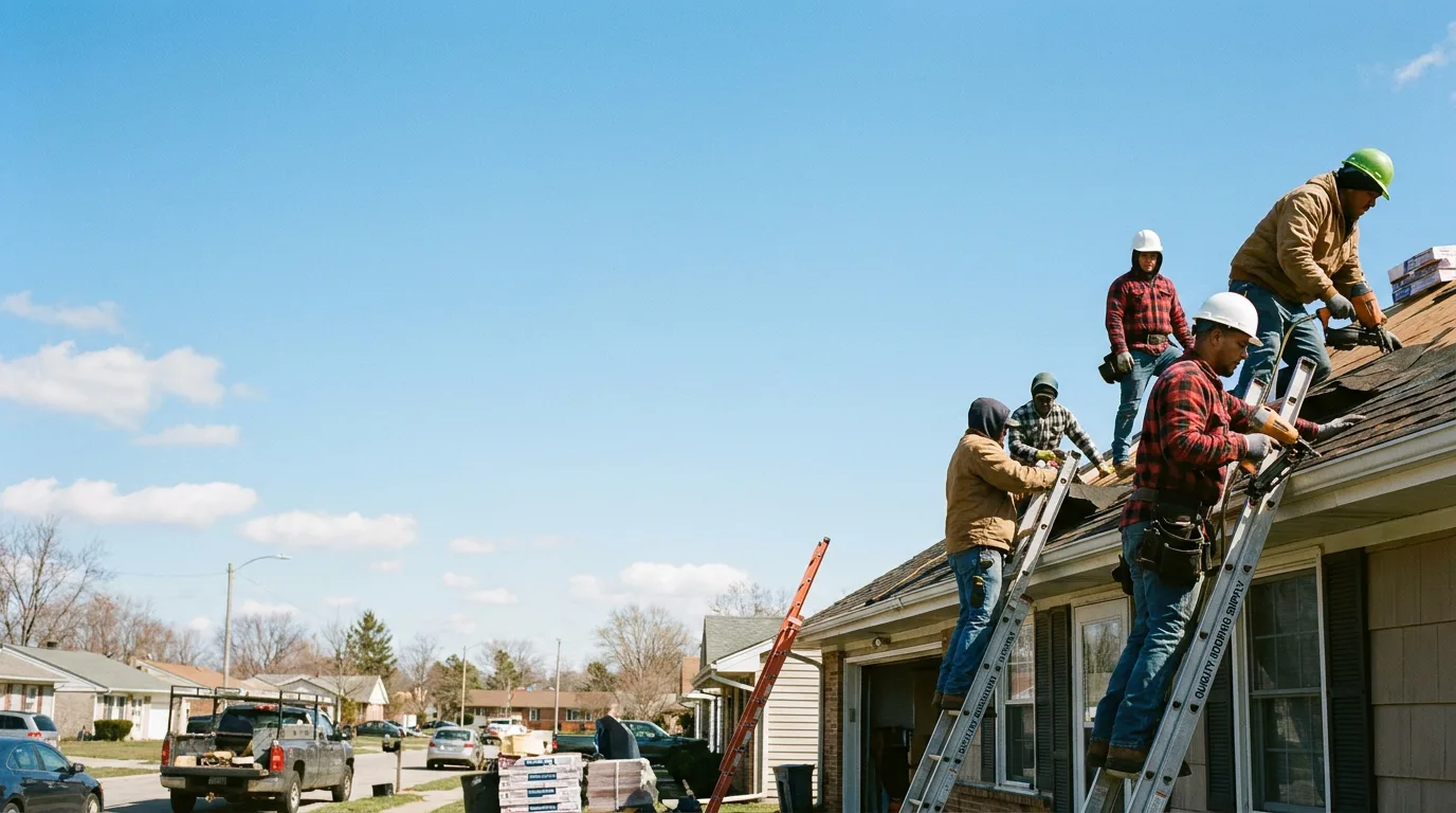 Roofing in Hudgins, VA near me